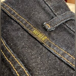 Rustler - Dark Denim Blue Jeans (38x30)